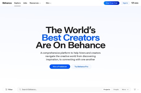 Behance（创意作品展示平台）